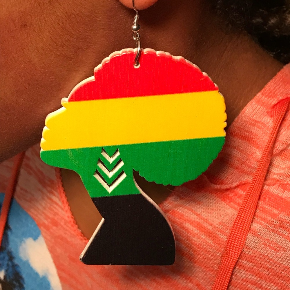 Afro earrings